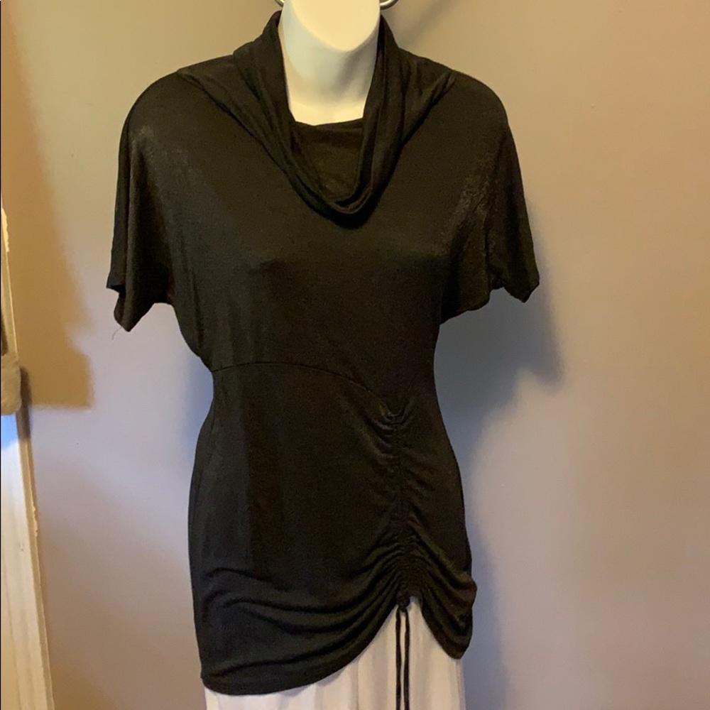 Dark grey shimmer blouse